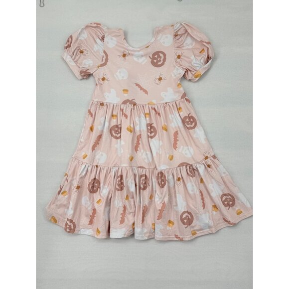 DotDotSmile Girls Dress Size 7 Halloween Ghost, Spider, Pumpkins New with Tags - Picture 4 of 5